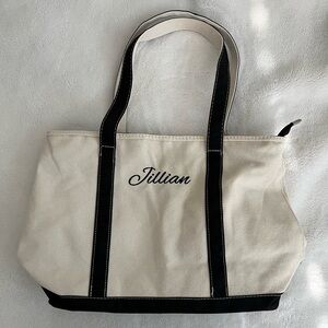 Jillian Canvas Tote Bag